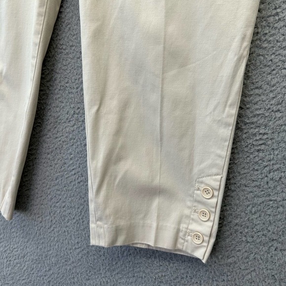 Talbots Cream Ankle Pants - Picture 4 of 11